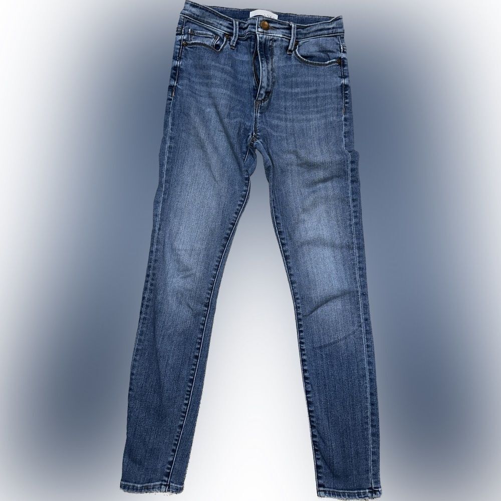 Trendy High Waist Skinny Jeans